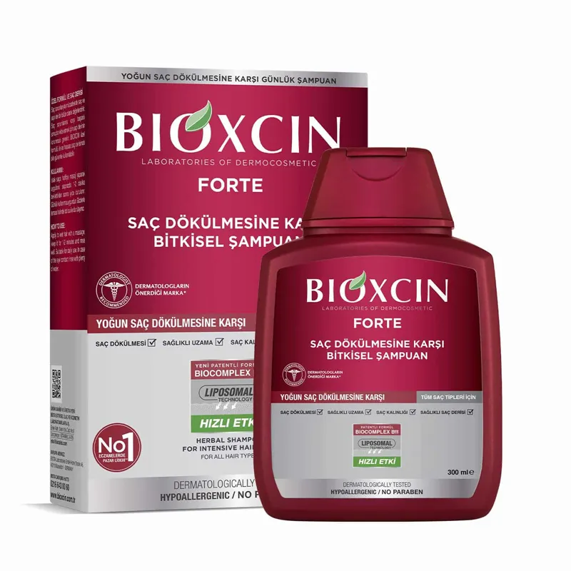شامپو ضد ریزش مو بیوکسین Bioxcin مدل فورت 300ml