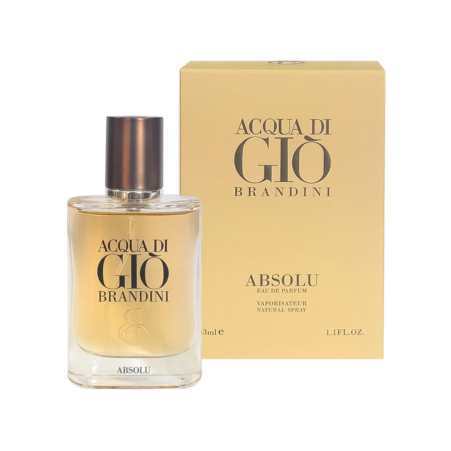 عطر جیبی مردانه آکوا دی جیو ابسولو Acqua Di Gio Absolu برندینی 33ml
