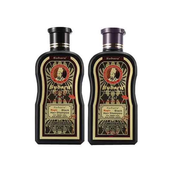 شامپو رنگ مو سوبارو دوعددی مشکی 400ml Subaru