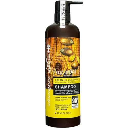 شامپو فاقد سولفات روغن آرگان و پروتئین لایتنس 900ml